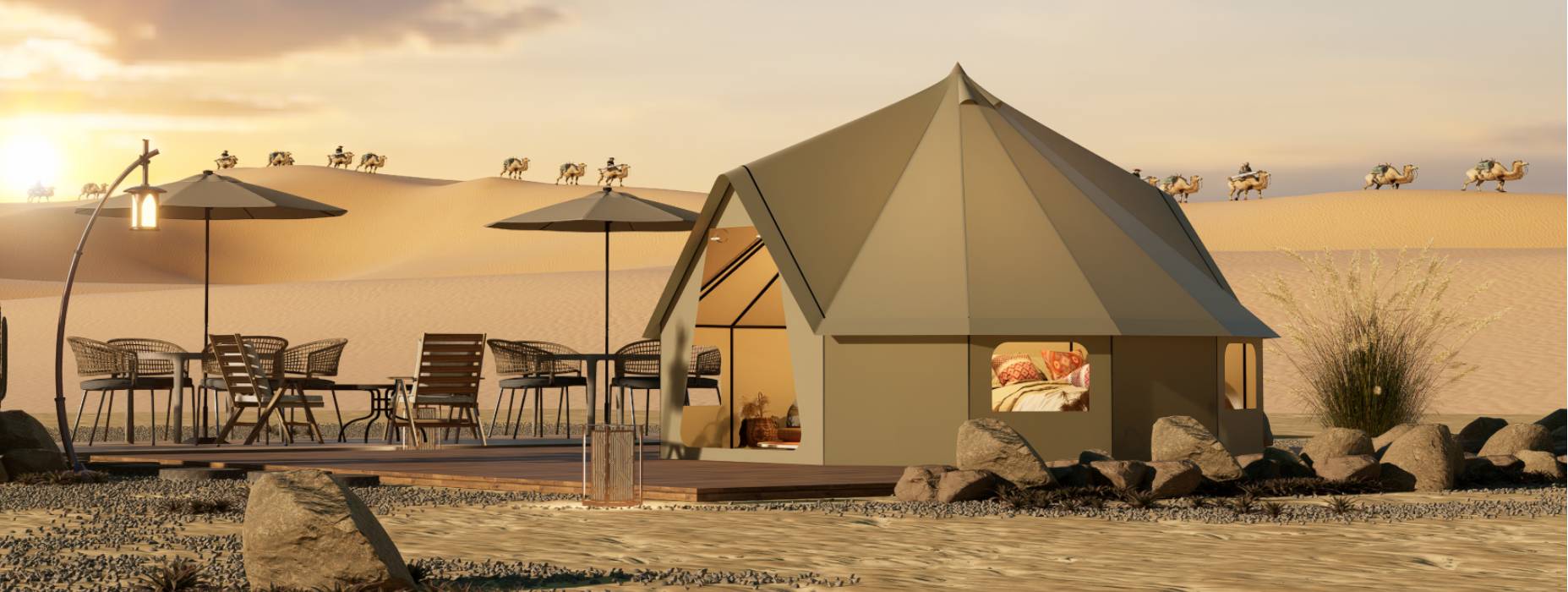 涞源县露营酒店帐篷产品